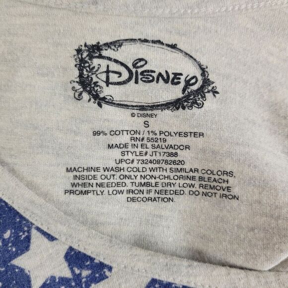 Disney Patriotic Minnie Mouse Gray Tank Top Size S - Picture 3 of 5